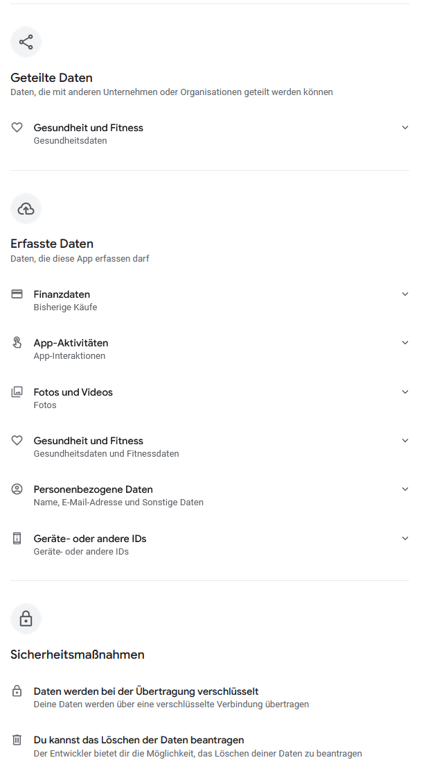 Android - Datensicherheit