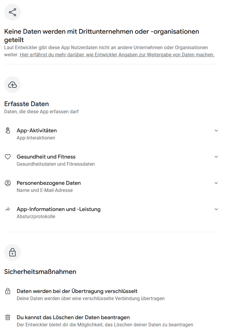 Android - Datensicherheit