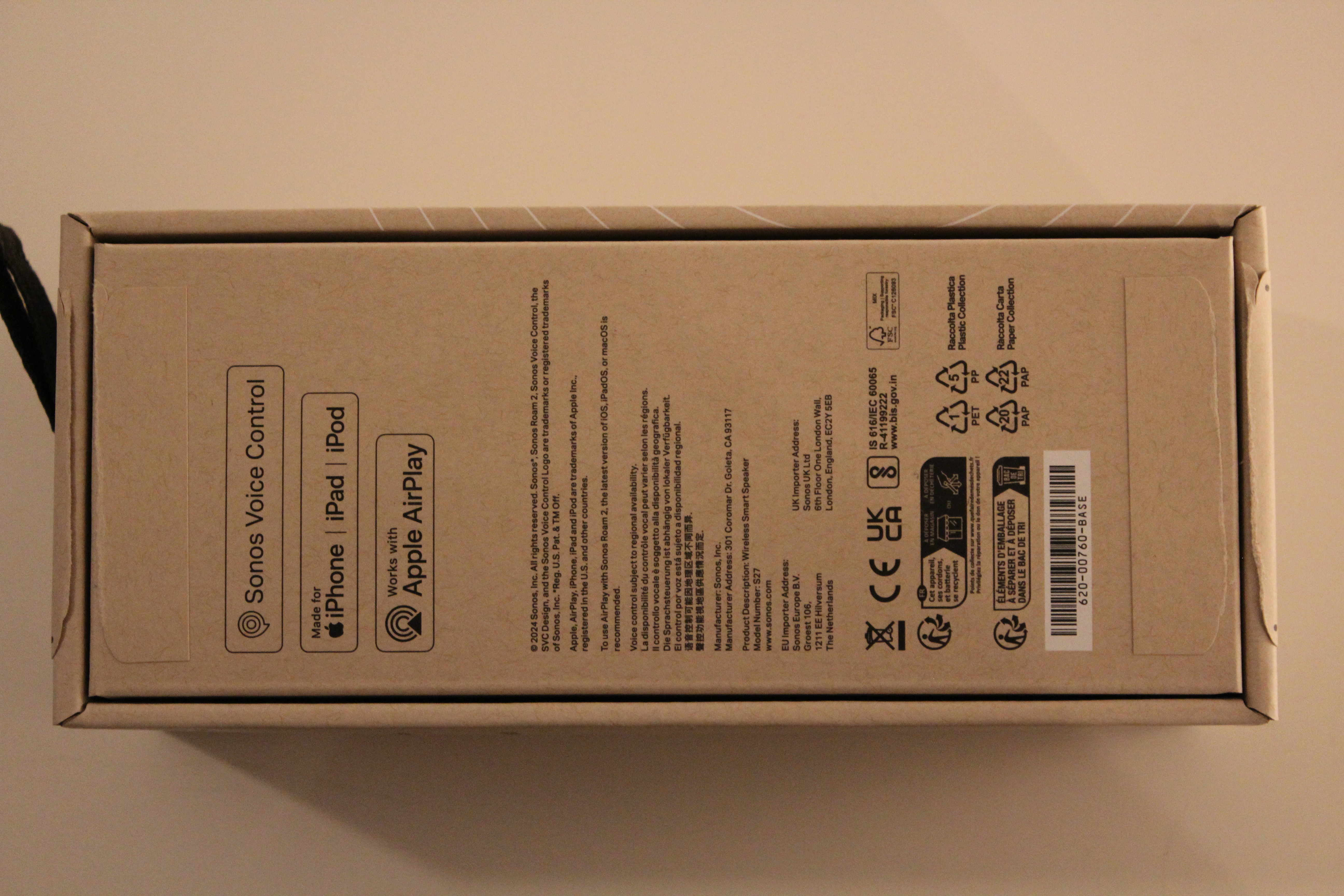 Verpackung - Rückseite