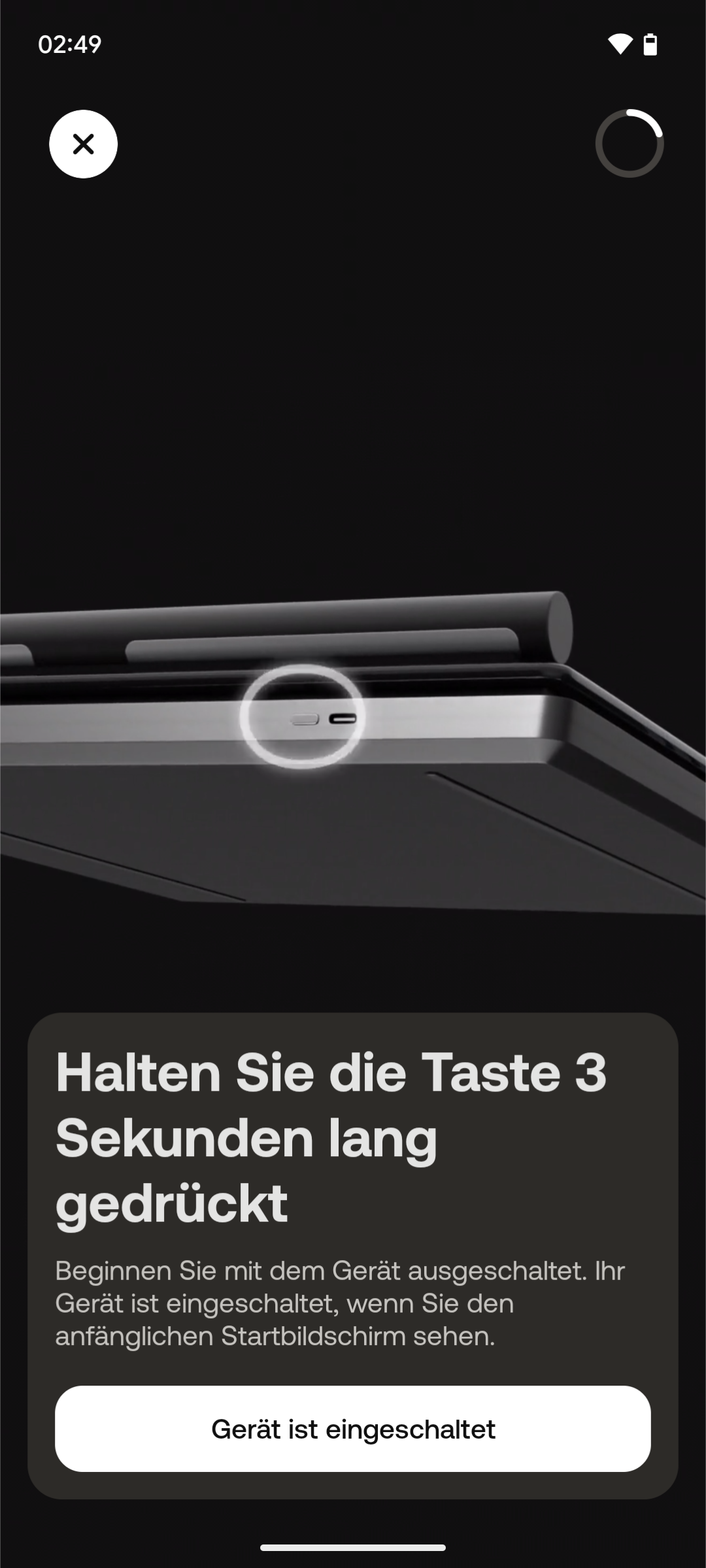 Einrichtung - Anleitung