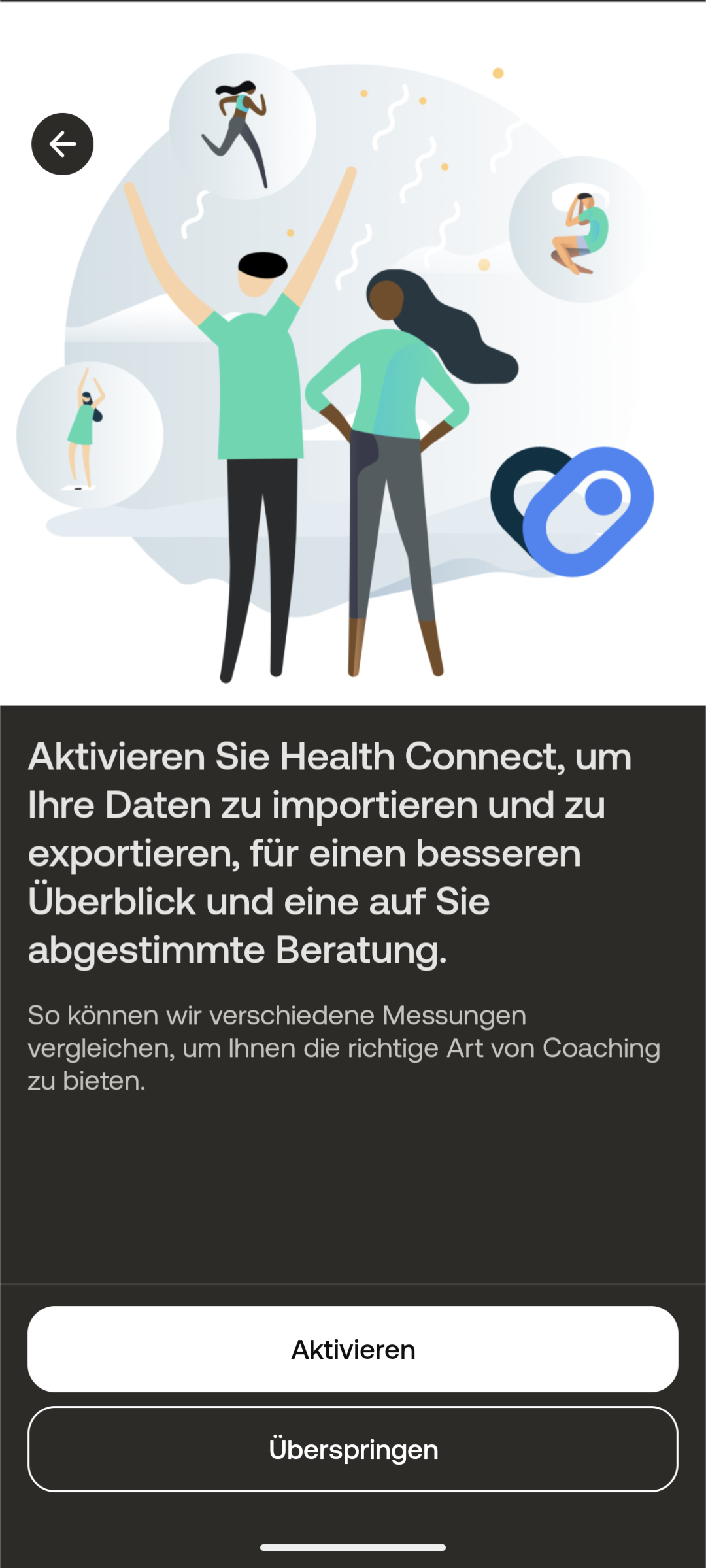 Einrichtung - Health Connect
